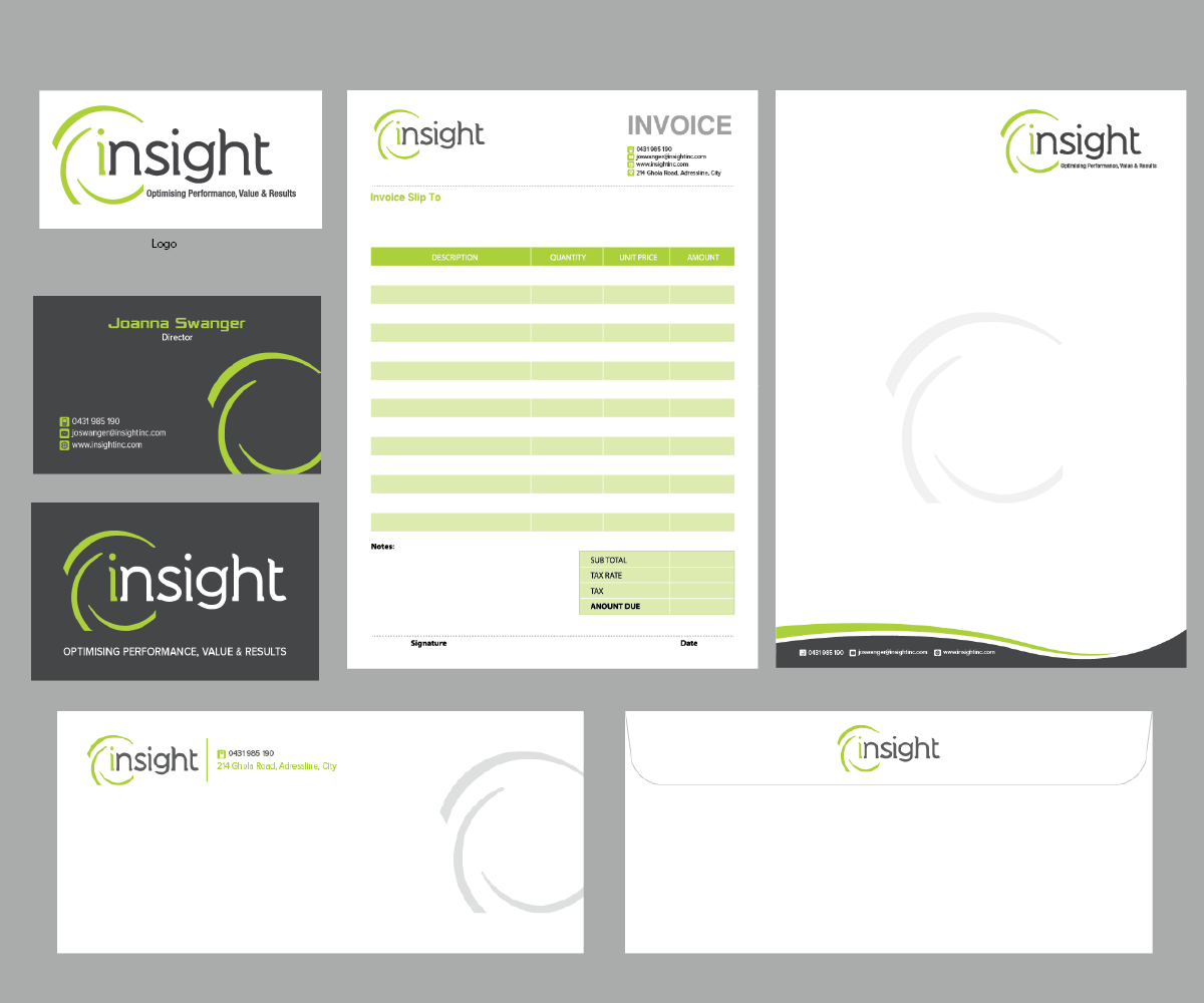 Design de Papeterie par kousik pour Insight NSW Pty Limited | Design #4124041