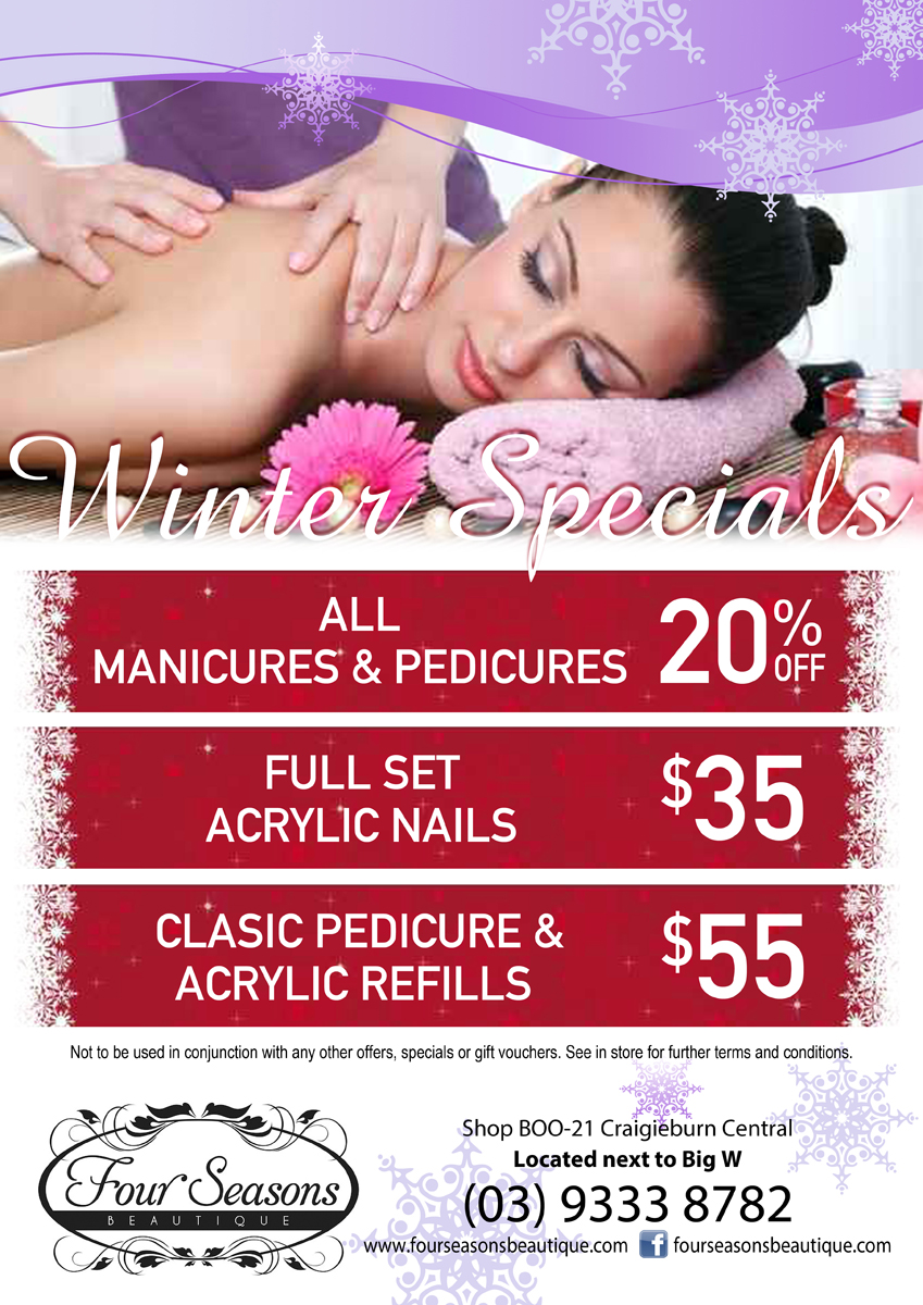 Poster Design by Memorylane for Four Seasons Beautique Pty Ltd | Design #3993418