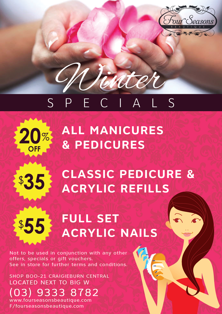 Poster Design by graphicadobo for Four Seasons Beautique Pty Ltd | Design #3991835