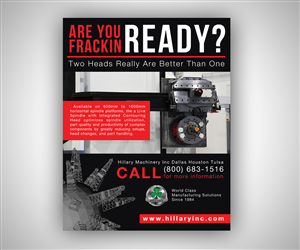 Advertisement Design by neboica for Hillary Machinery Inc | Design: #3977787