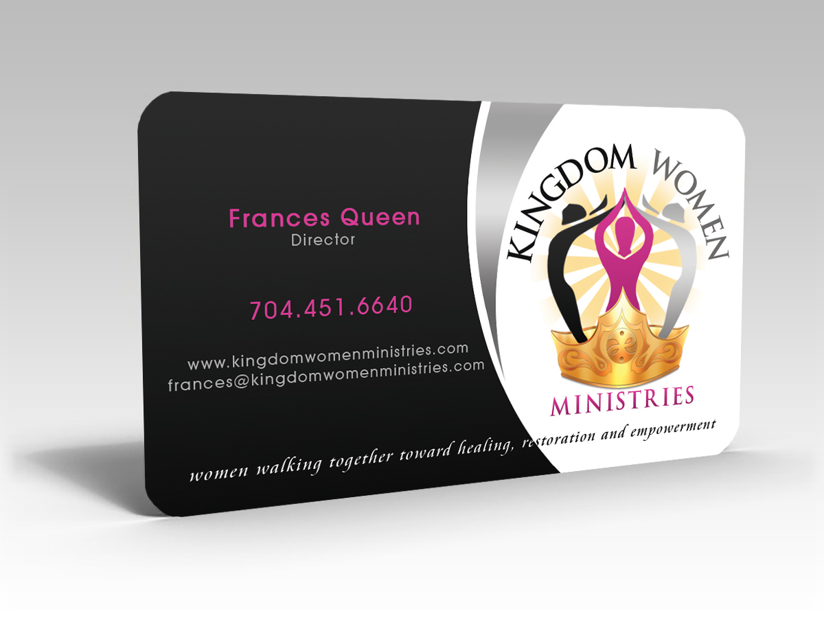 Business Card Design by Hardcore Design for Kingdom Women Ministries | Design #4010512