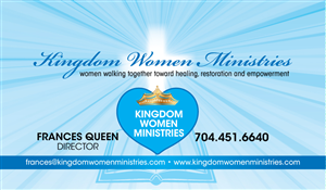 Business Card Design by shakar for Kingdom Women Ministries | Design: #4001503