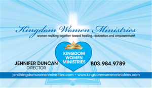 Business Card Design by shakar for Kingdom Women Ministries | Design: #4001508