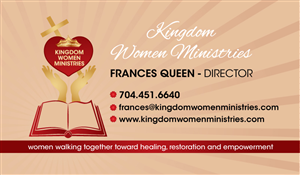 Business Card Design by shakar for Kingdom Women Ministries | Design: #4001511