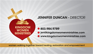 Business Card Design by shakar for Kingdom Women Ministries | Design: #4001520