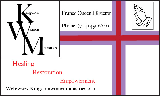 Business Card Design by ree for Kingdom Women Ministries | Design #3979243