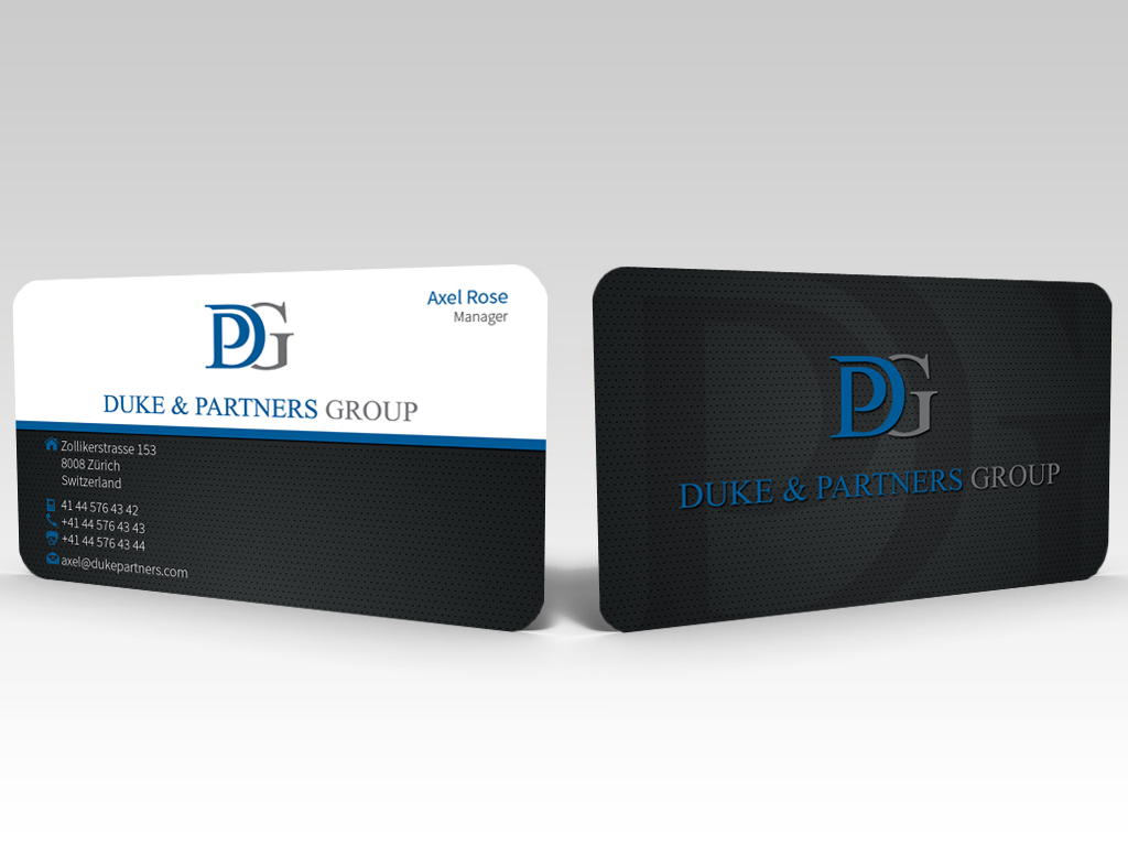 Visitenkarten-Design von Hardcore Design für DPG Trading & Consulting Ltd. | Design #3974559