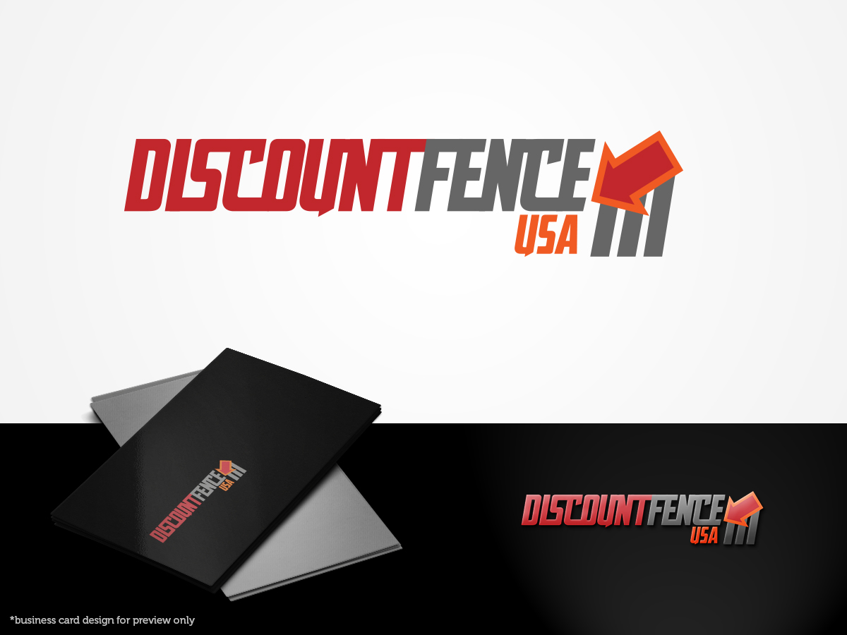 Logo Design by ArtSamurai for Discount Fence USA | Design #3980815