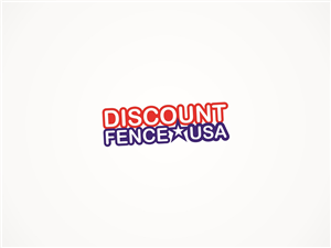Logo Design by Cameron McLachlan for Discount Fence USA | Design: #3977481