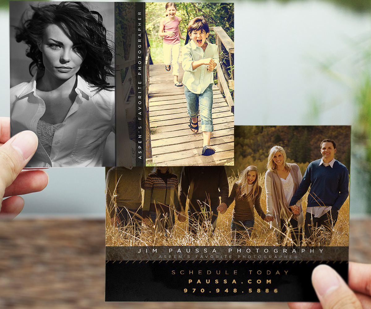 Postcard Design by Kolton for jim paussa photography | Design #3977903