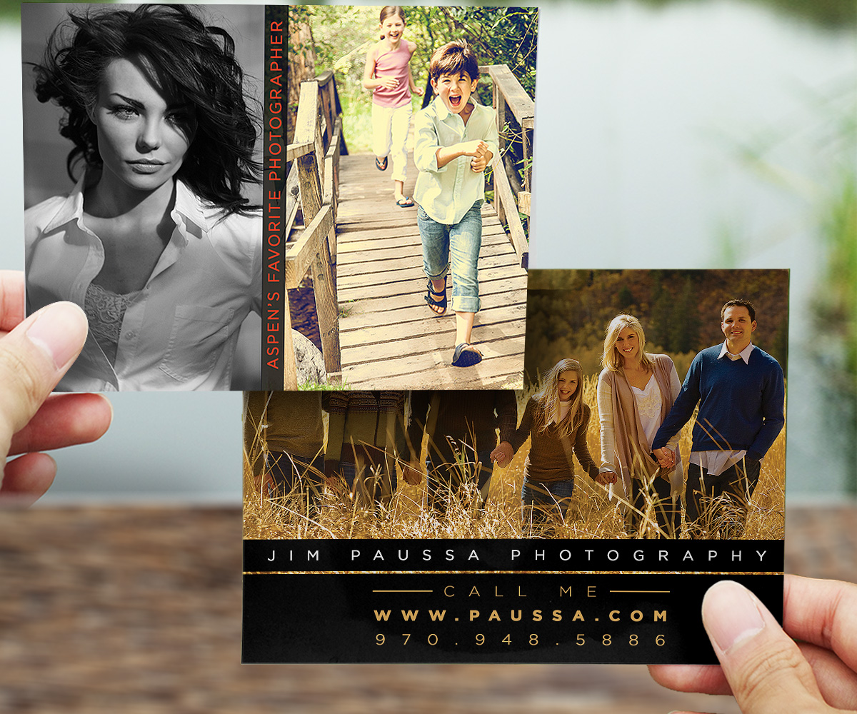 Postcard Design by Kolton for jim paussa photography | Design #3978460