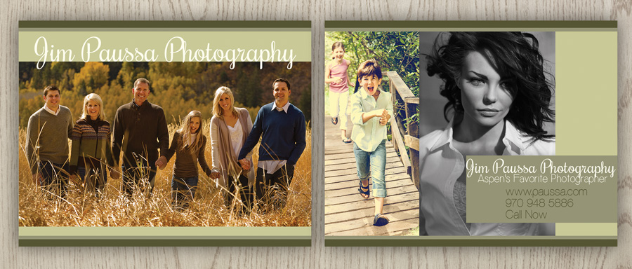 Postcard Design by isabel paoli for jim paussa photography | Design #3976074