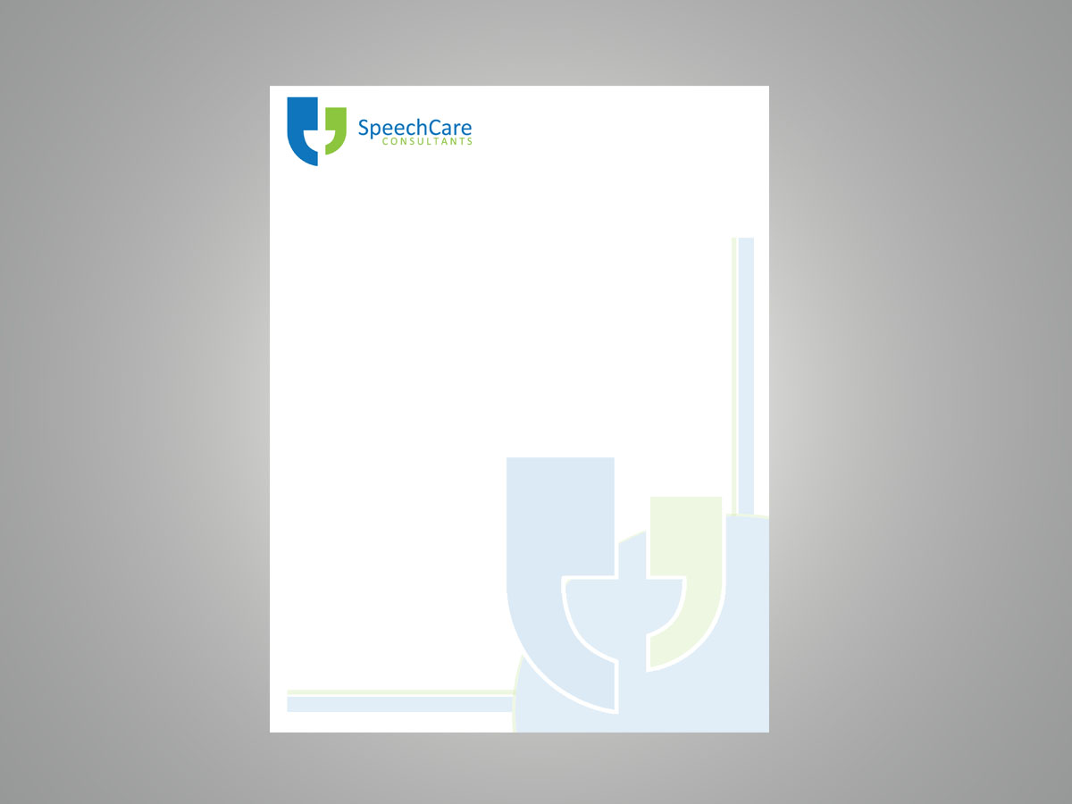 Letterhead Design by rafaelenmanuel2 for SpeechCare Consultants | Design #3989400