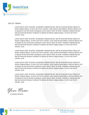 Diseño de Membrete por Parul para SpeechCare Consultants | Diseño: #4022364