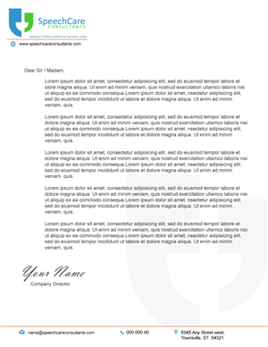 Design En-Tête par Parul pour SpeechCare Consultants | Design : #4033984