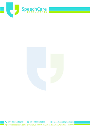 Diseño de Membrete por Vinoth P para SpeechCare Consultants | Diseño: #3987028