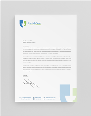 Design En-Tête par stoodio.id pour SpeechCare Consultants | Design : #4073835