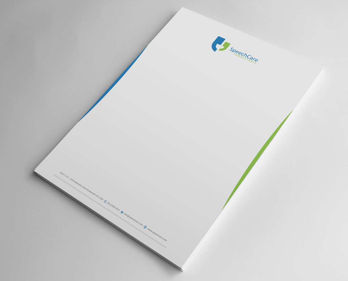 Letterhead Design by logodentity for SpeechCare Consultants | Design #3973889