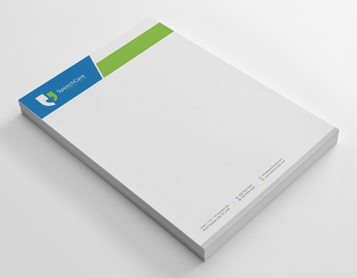 Letterhead Design by logodentity for SpeechCare Consultants | Design #3973890