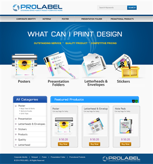 Web Design by webxvision for ProLabel, Inc. | Design: #4053187