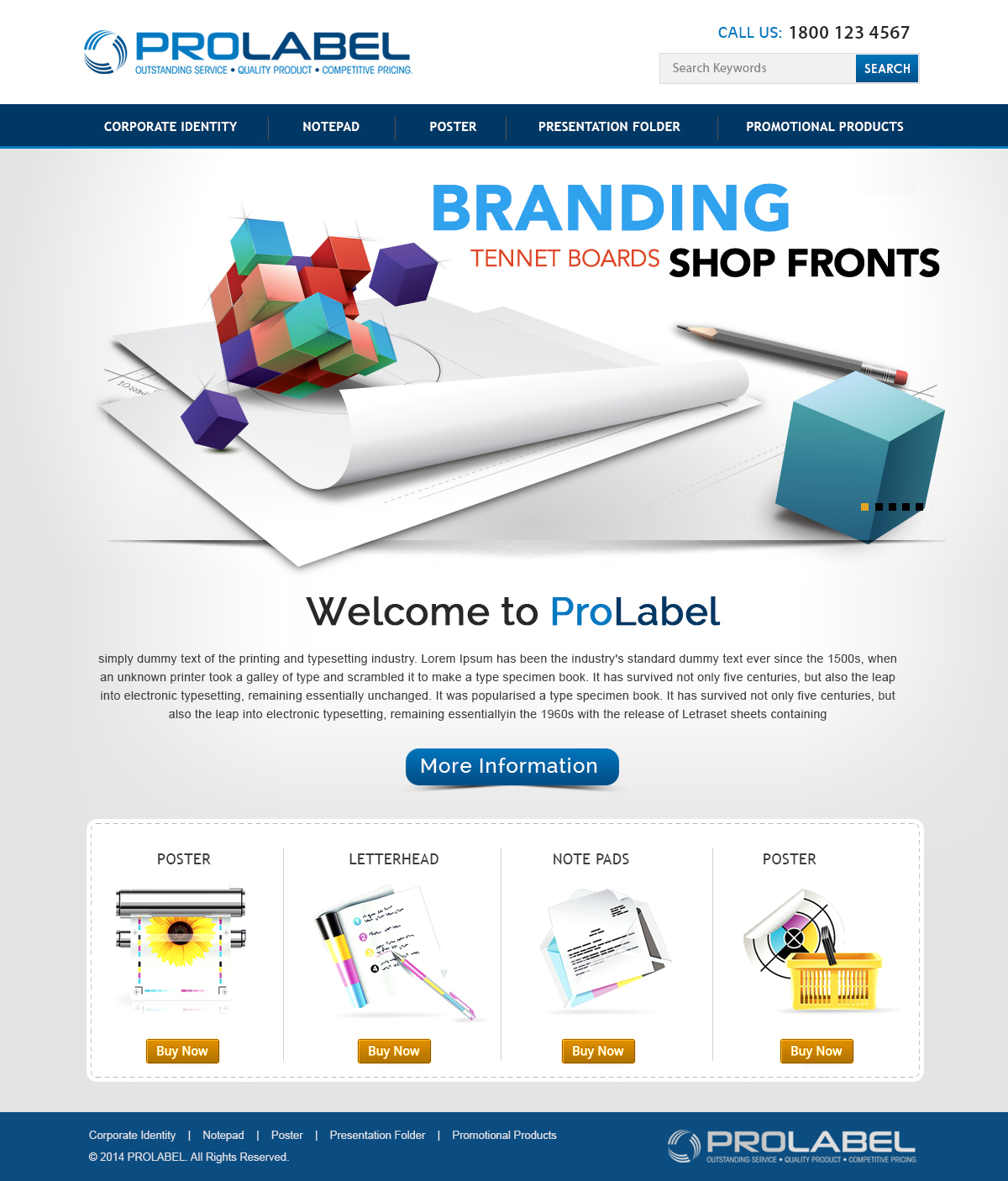 Web Design par webxvision pour ProLabel, Inc. | Design #4054949