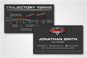 Visitenkarten-Design von stealth_ferret für 54-17 Arms, LLC | Design: #3982866