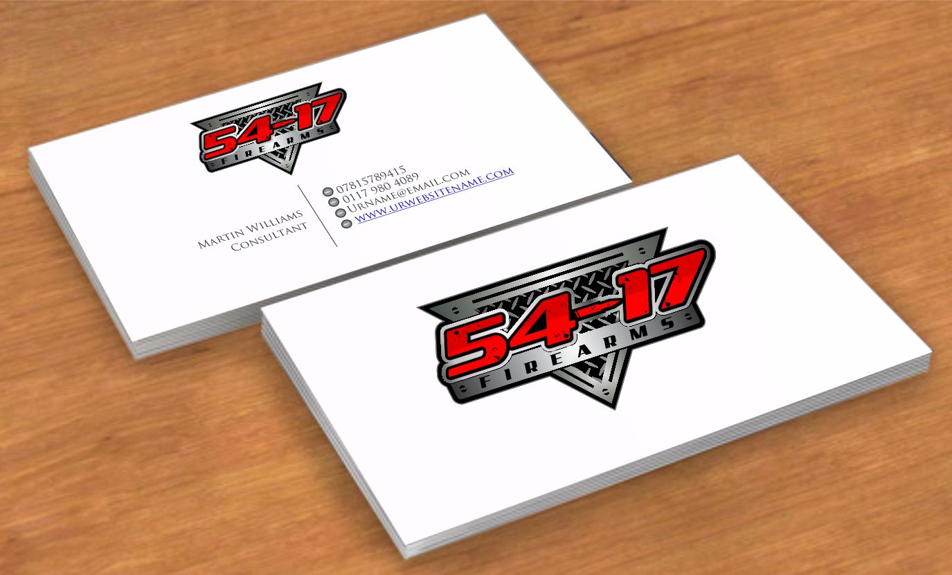 Diseño de Tarjeta de Presentación por Imagination para 54-17 Arms, LLC | Diseño #3986310