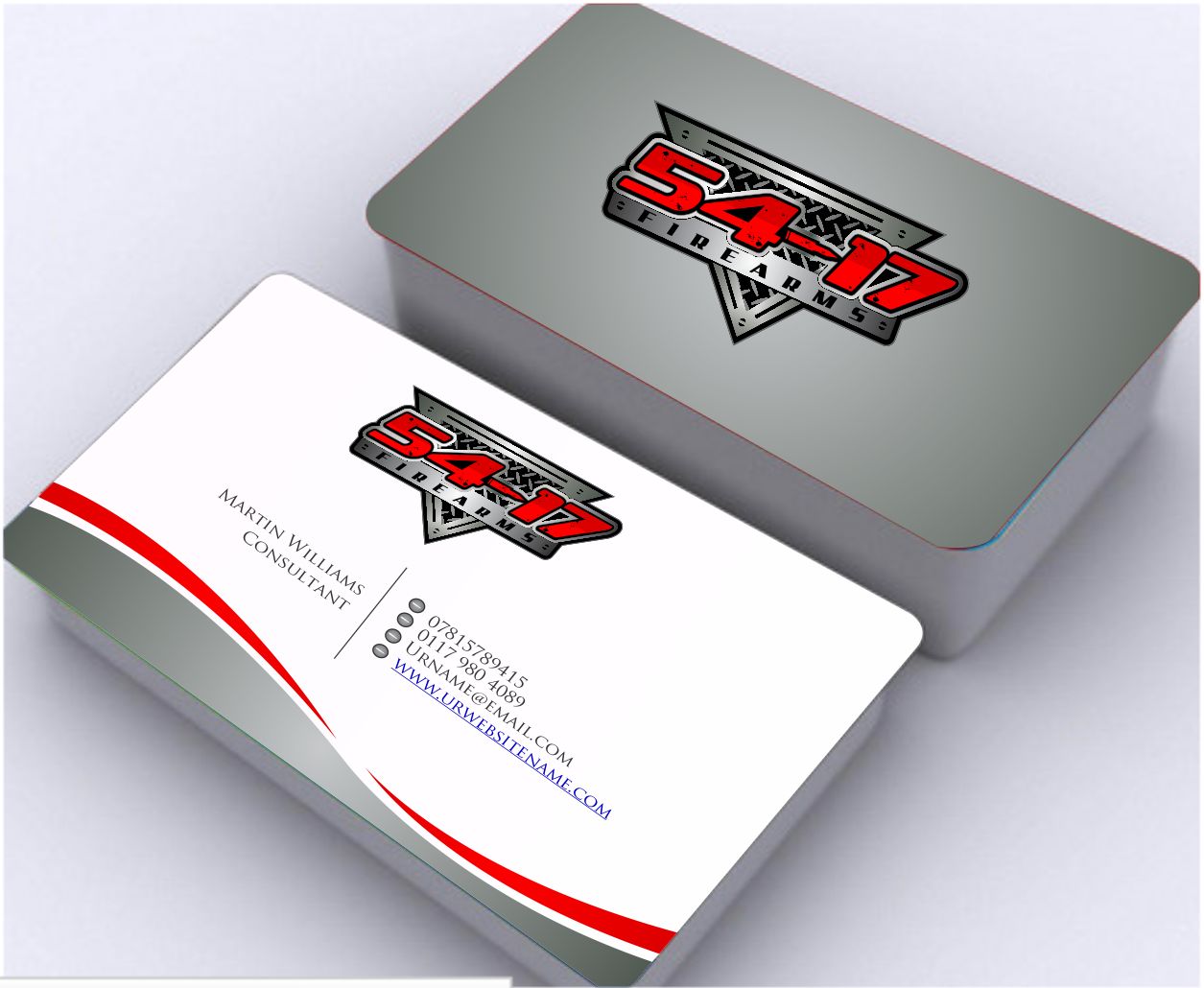 Business Card Design by Imagination for 54-17 Arms, LLC | Design #3986315