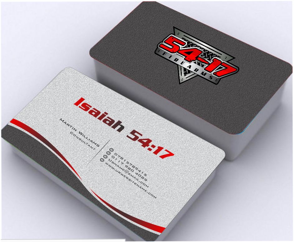 Business Card Design by Imagination for 54-17 Arms, LLC | Design #3996068