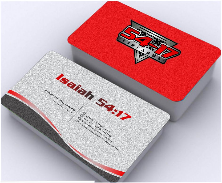 Business Card Design by Imagination for 54-17 Arms, LLC | Design #3996075