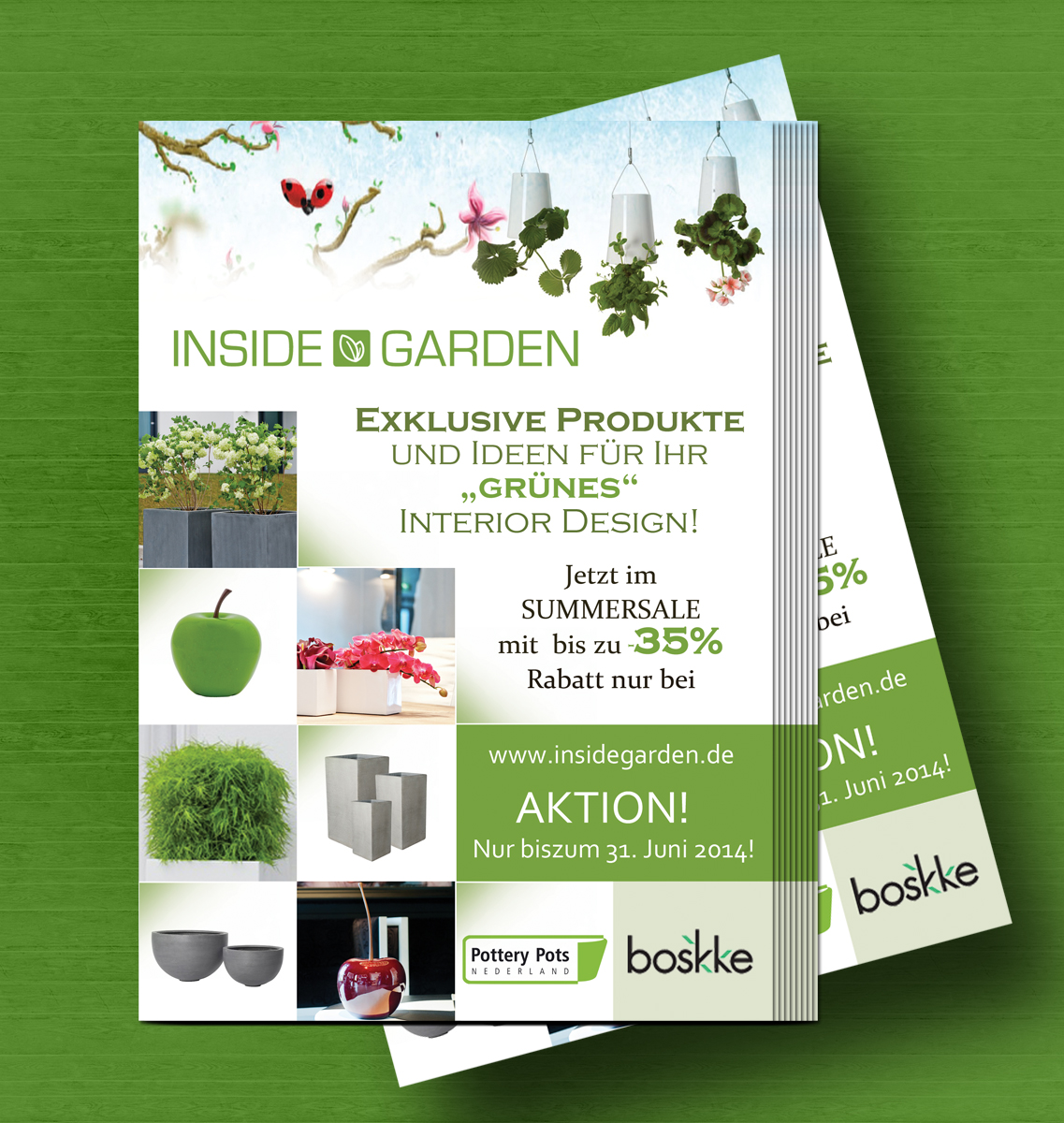 Flyer Design by uk for insidegarden | Design #4032417