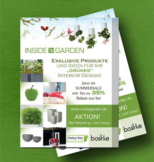 Diseño de Flyer por uk para insidegarden | Diseño #4032417