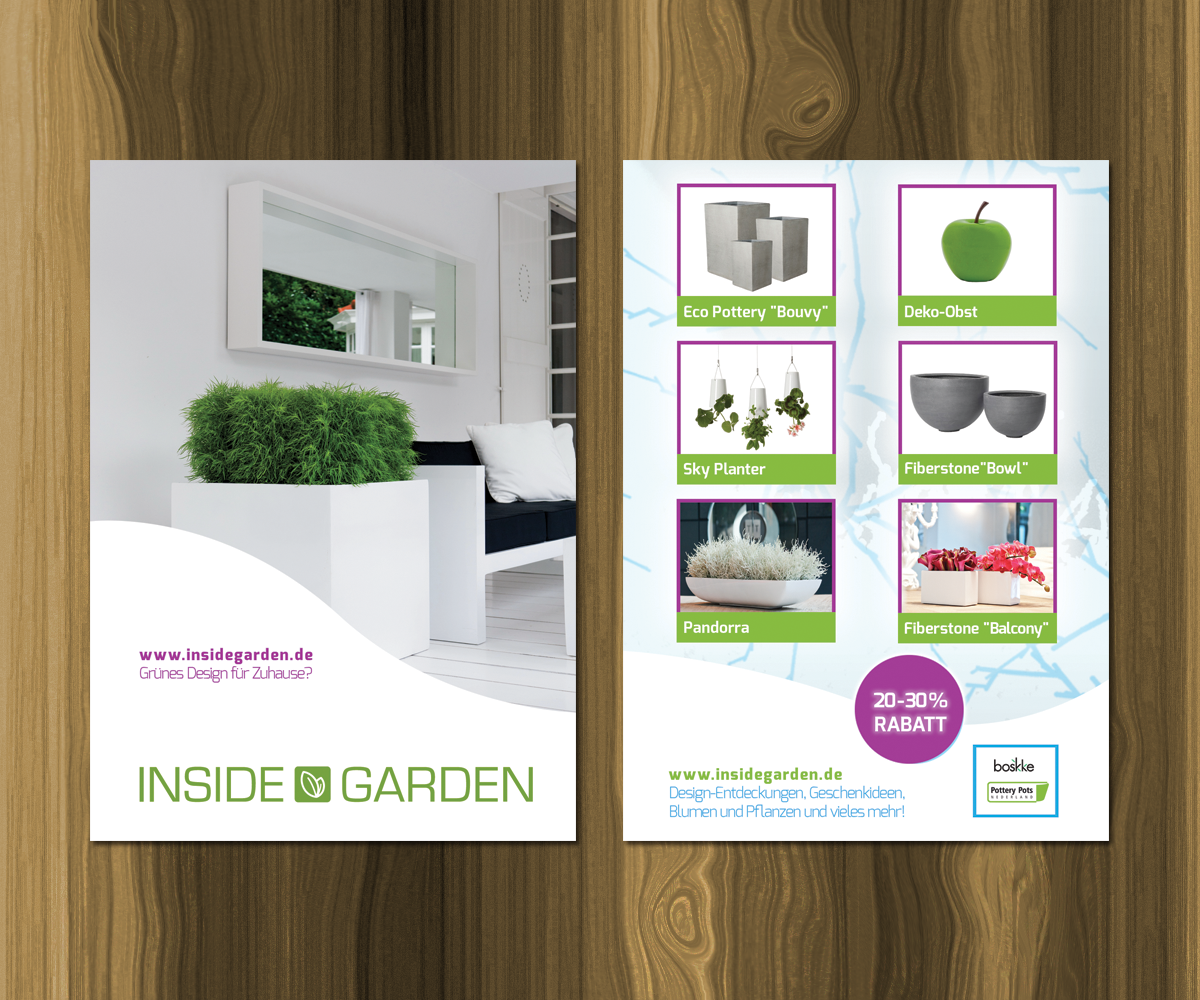 Flyer Design by ulver for insidegarden | Design #4035915