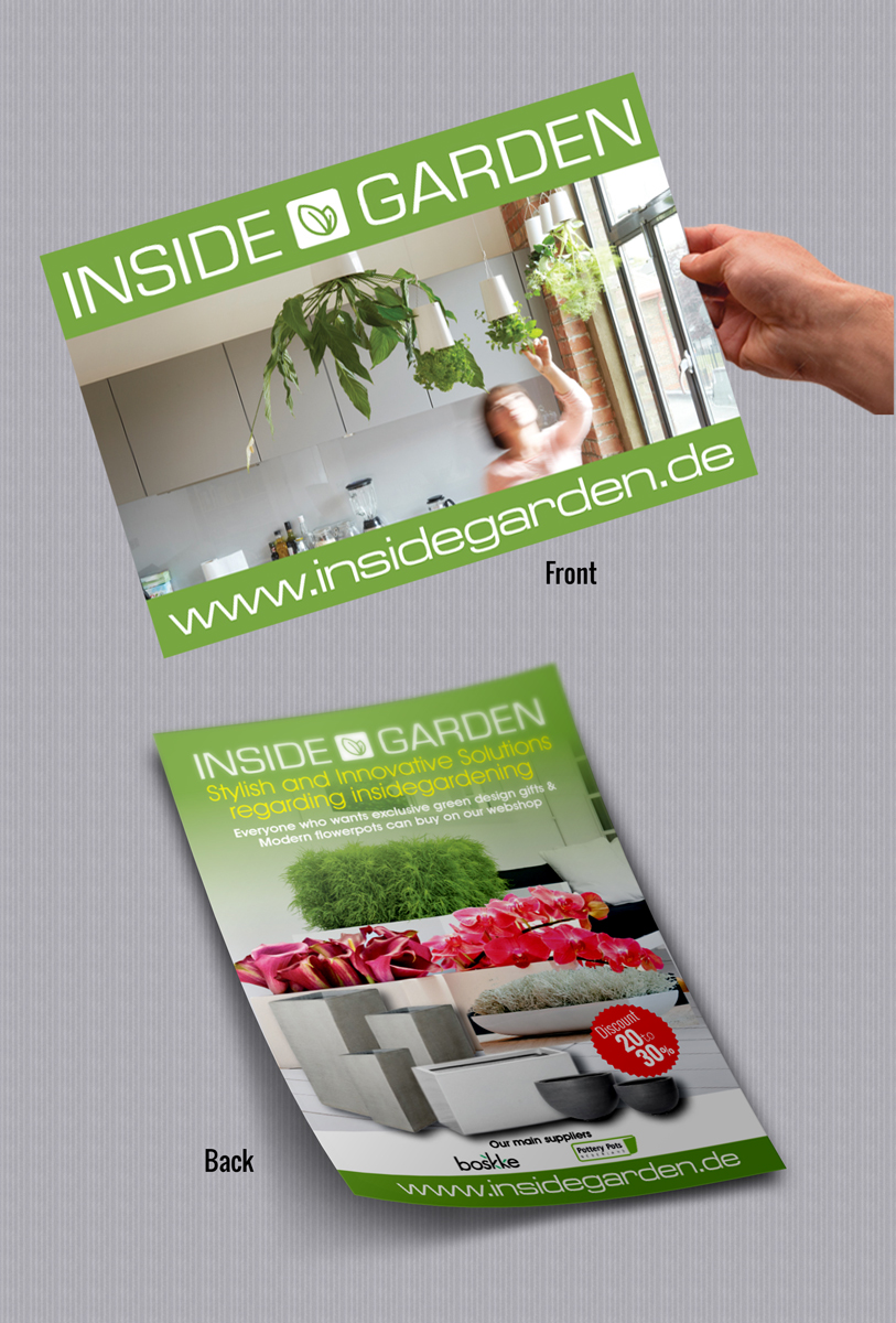 Flyer Design by Impressive Sol for insidegarden | Design #3993483