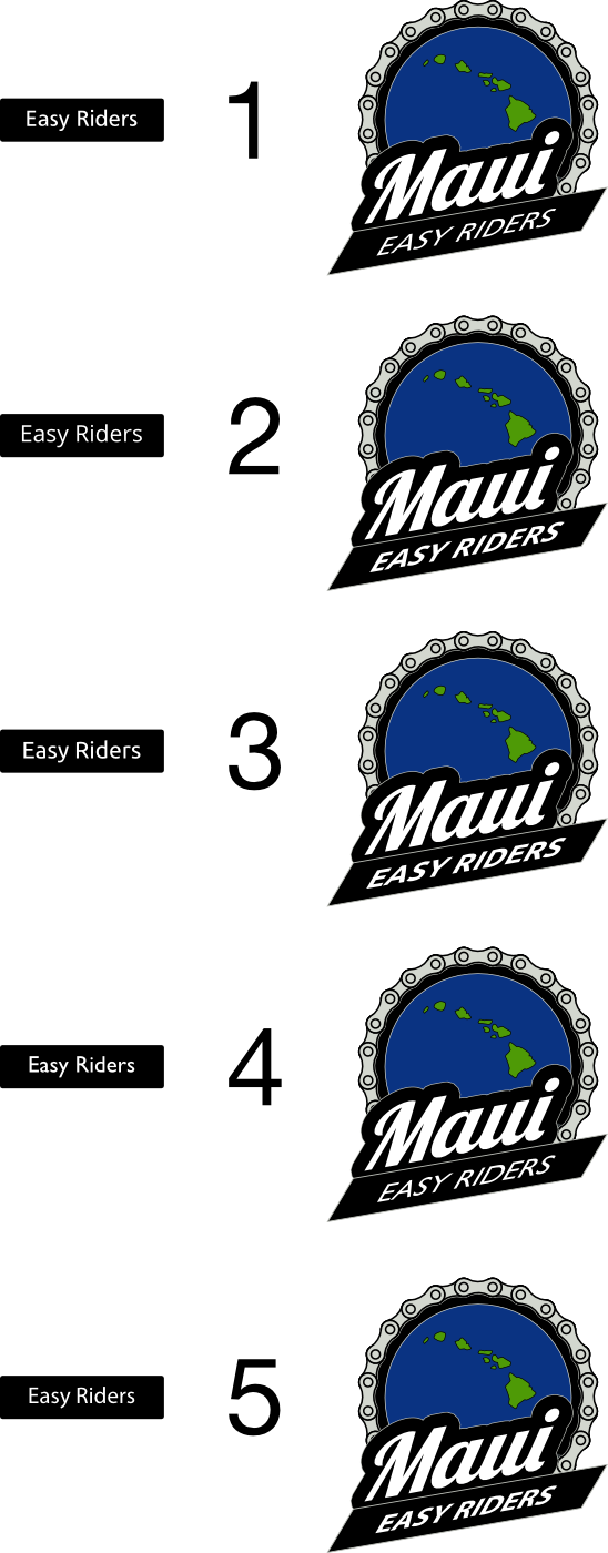 Logo Design by Relativiteit for Maui Easy Riders | Design: #4041907