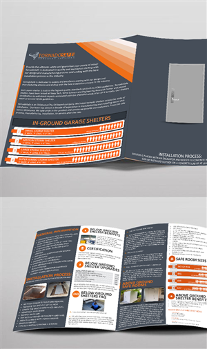 Brochure Design by Adeel Hanif® for TornadoSafe Shelters | Design: #3978606
