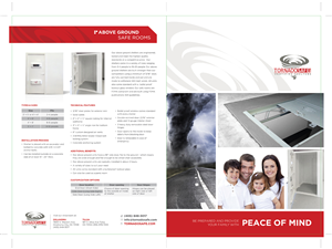 Brochure Design by Yaw Tong for TornadoSafe Shelters | Design: #3983974