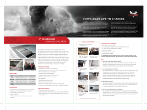 Brochure Design by Yaw Tong for TornadoSafe Shelters | Design: #3983976