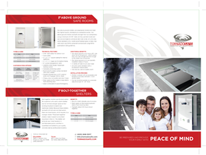 Brochure Design by Yaw Tong for TornadoSafe Shelters | Design: #3995304