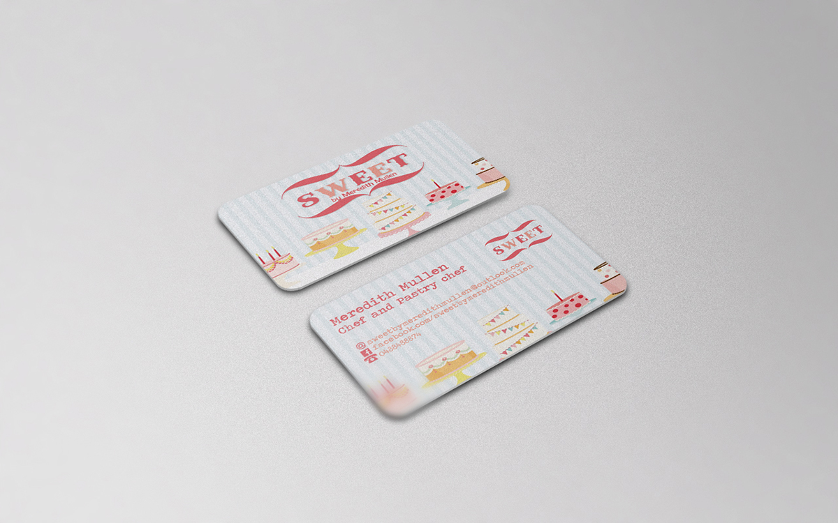 Visitenkarten-Design von mihalceart für Sweet by Meredith Mullen | Design #3987642