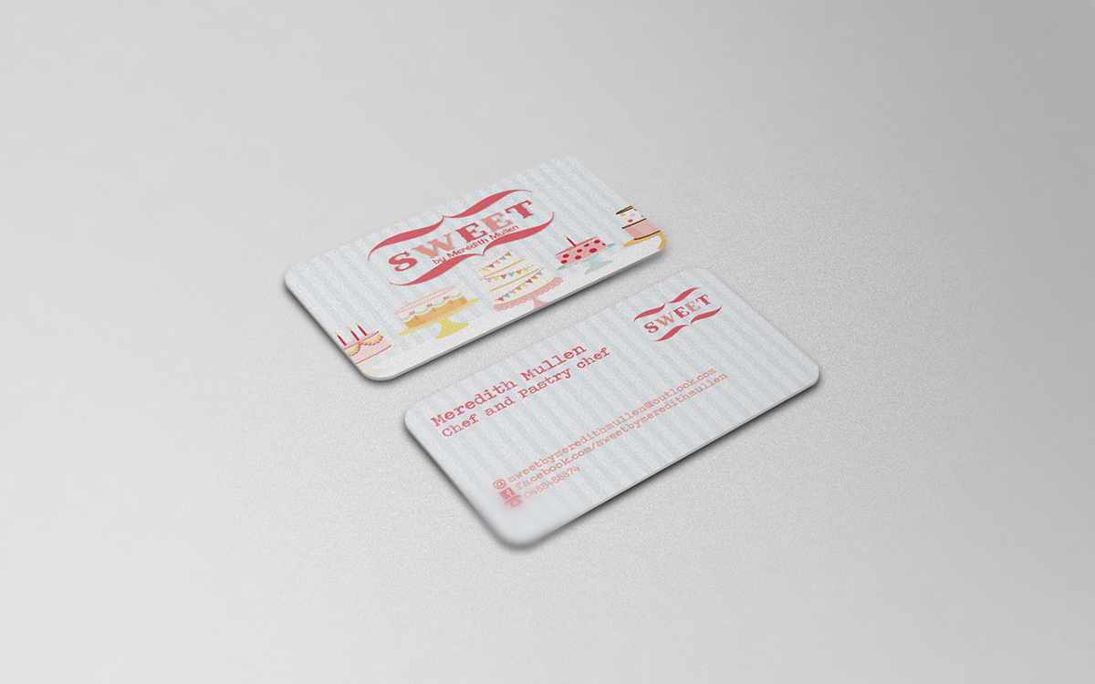 Business Card Design by mihalceart for Sweet by Meredith Mullen | Design: #3994735