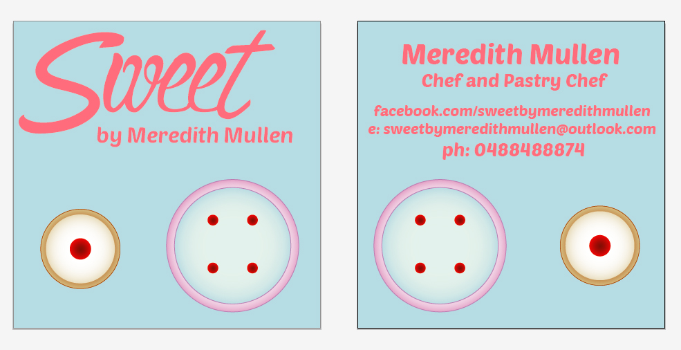 Business Card Design by meastwood for Sweet by Meredith Mullen | Design #3973832