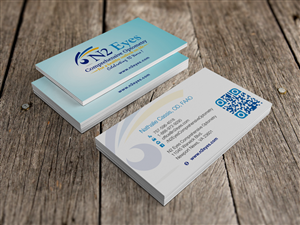 Growing optometric practice needs an attractive business card | Diseño de Tarjeta de Presentación por HYPdesign
