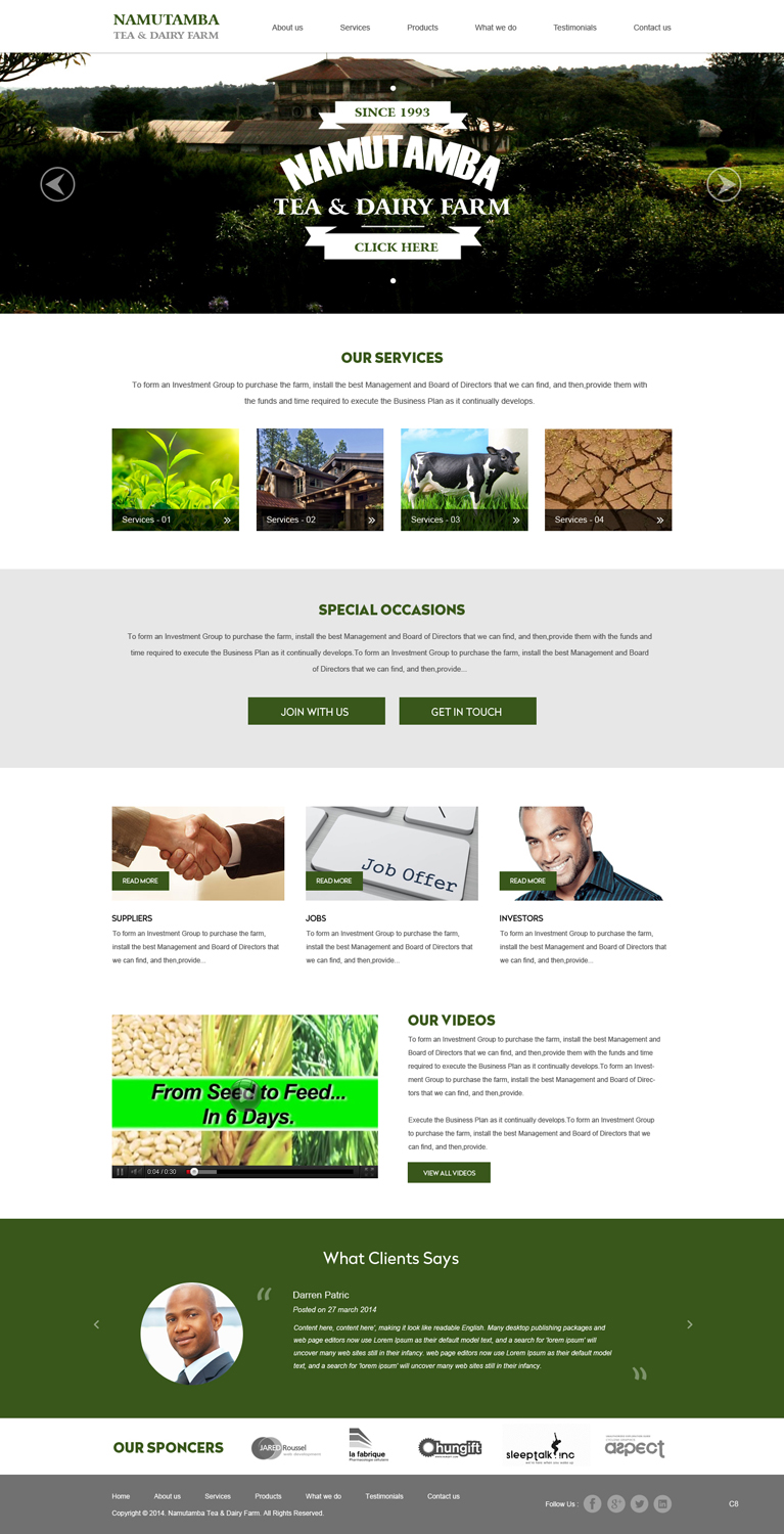 Web Design by pb for Jamjar Capital Corporation | Design #3999685