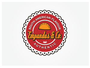 Diseño de Logo por AMBOGEStudios para Empanadas & Co. | Diseño #3991625