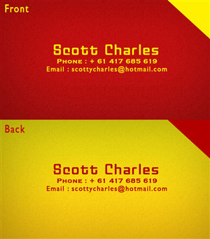 Business Card Design by abdulbst63 for this project | Design #1078236