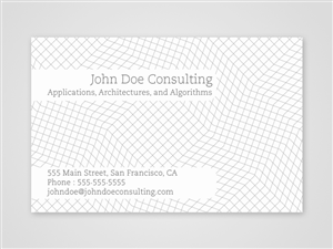 Business Card Design by Oguz Aybar for this project | Design: #141878