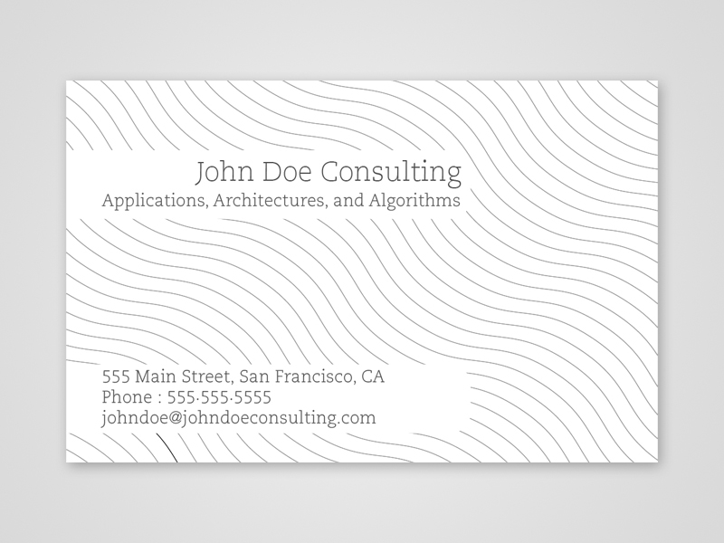 Diseño de Tarjeta de Presentación por Oguz Aybar para este proyecto | Diseño #141879