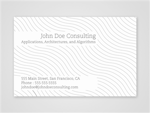 Business Card Design by Oguz Aybar for this project | Design: #141879