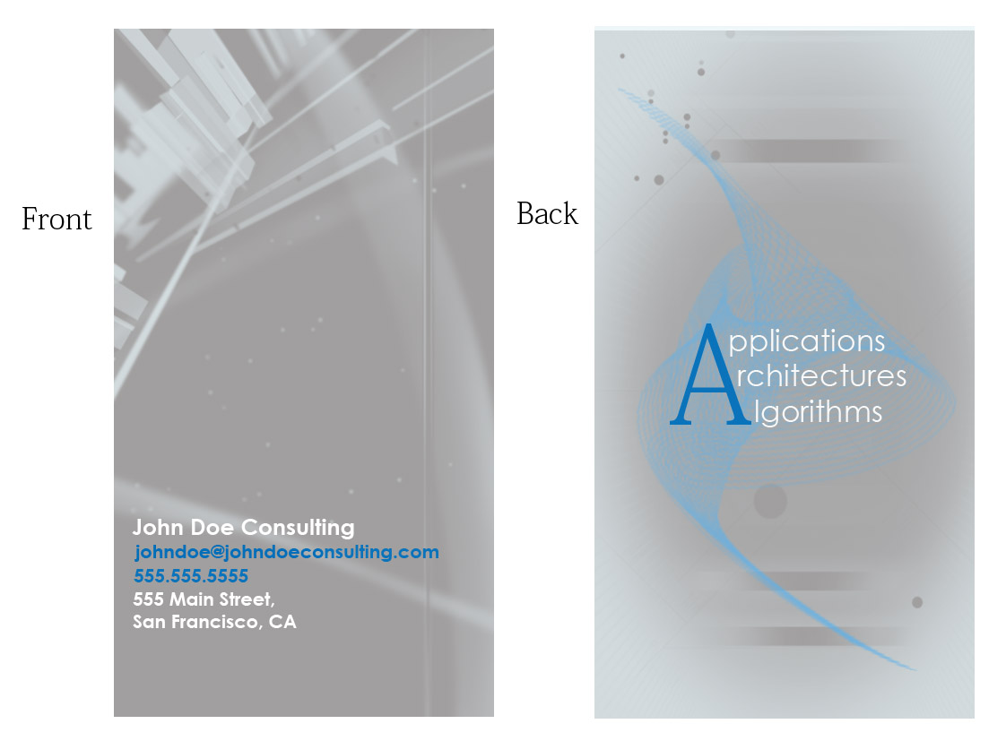 Visitenkarten-Design von S.L für dieses Projekt | Design #138239